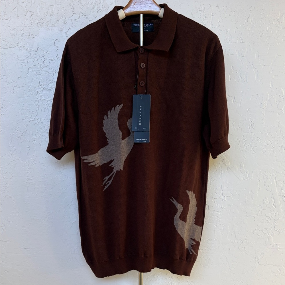 Eighth Ave. Sweater Polo Shirt